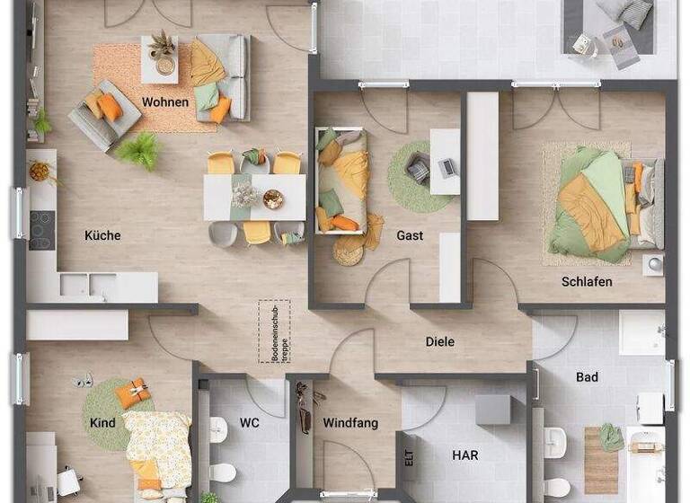 Bungalow zum Kauf - Erstbezug 1.295.900 € 5 Zimmer 120,1 m² 625 m² Grundstück Bretzenheim Mainz 55128