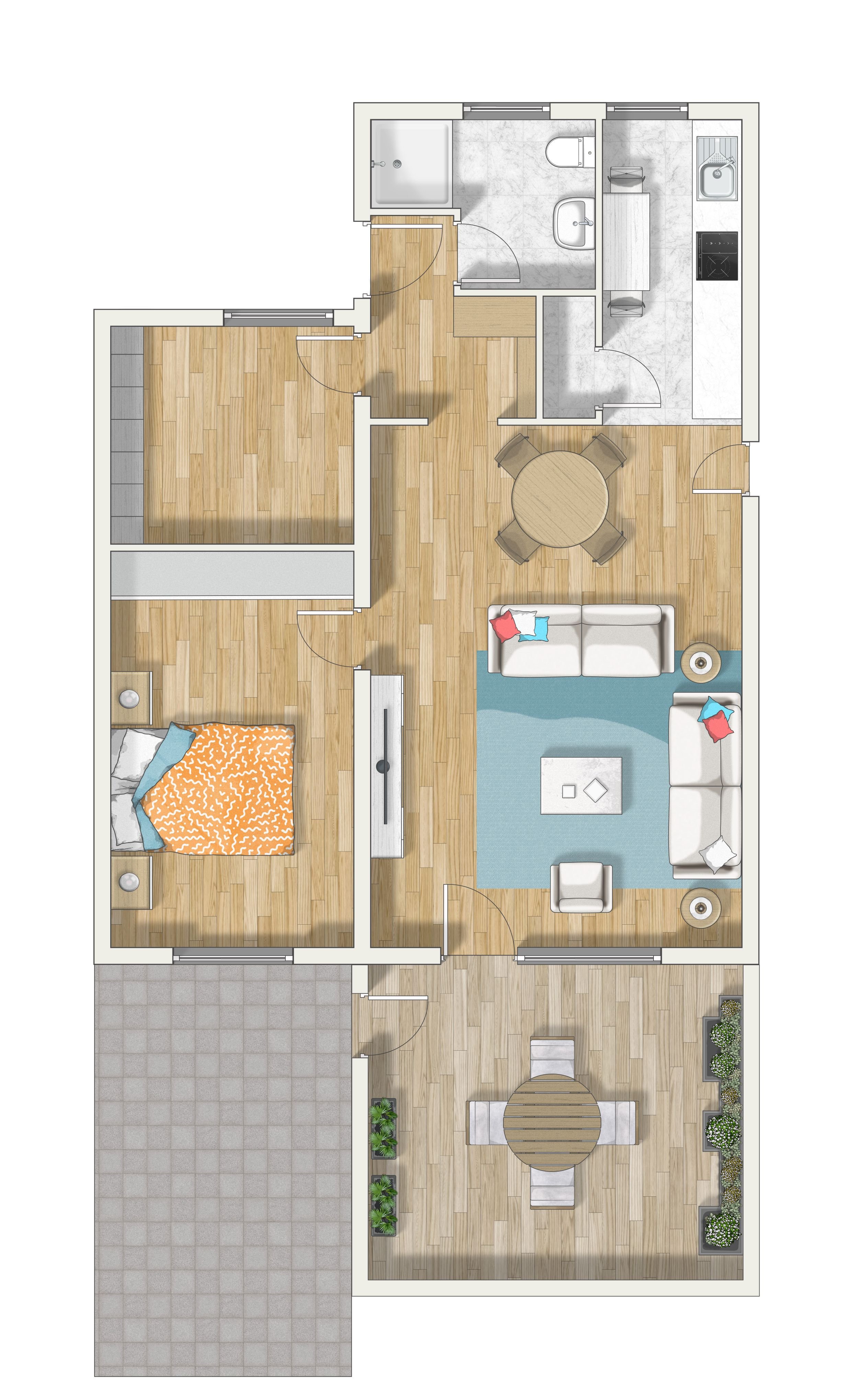 Terrassenwohnung zum Kauf 149.000 € 3 Zimmer 90,5 m²<br/>Wohnfläche 1.<br/>Geschoss Ernsthausen Burgwald 35099