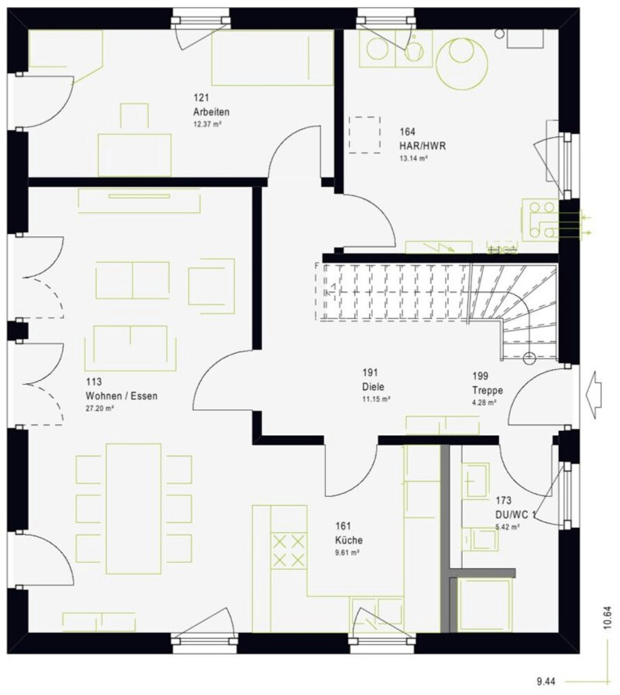 Einfamilienhaus zum Kauf 584.000 € 6 Zimmer 164 m²<br/>Wohnfläche 558 m²<br/>Grundstück Grillheim Karlskron 85123