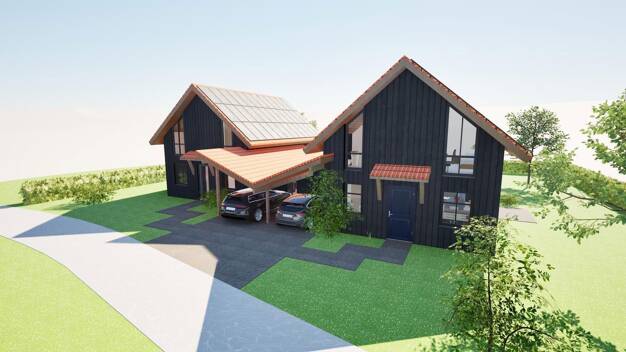 Einfamilienhaus zum Kauf - Neubau provisionsfrei 485.000 € 3,5 Zimmer 83 m² 328 m² Grundstück Ellwangen Rot an der Rot 88430