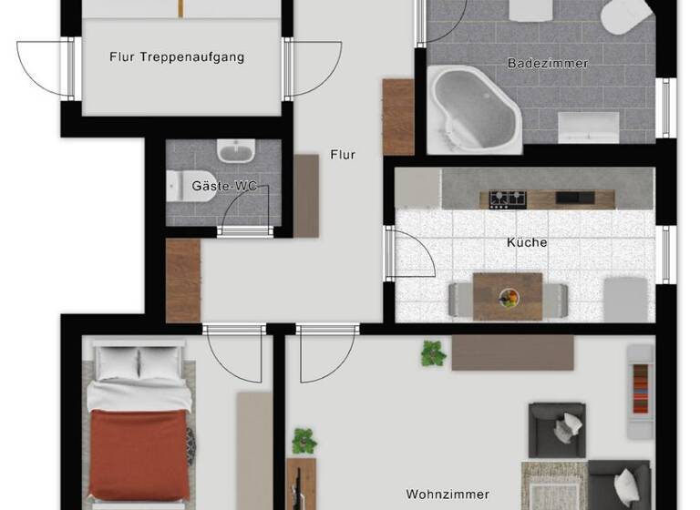 Wohnung zum Kauf 109.000 € 3 Zimmer 75 m² frei ab 01.05.2026 Gotha 99867