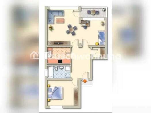 Wohnung zur Miete Tauschwohnung 1.050 € 2,5 Zimmer 80 m² Innenstadt Erlangen 91052