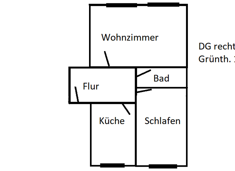 Wohnung zur Miete 280 € 2 Zimmer 47,5 m² 2. Geschoss frei ab sofort Grünthaler Straße 19 Olbernhau 09526