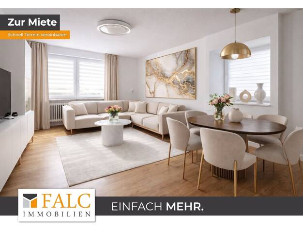 Wohnung zur Miete 1.100 € 3 Zimmer 71 m² EG Doos Westliche Außenstadt 90429
