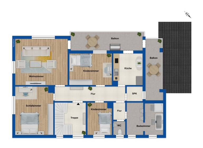 Wohnung zum Kauf 220.000 € 4 Zimmer 93,8 m² 1. Geschoss Georgensgmünd 91166