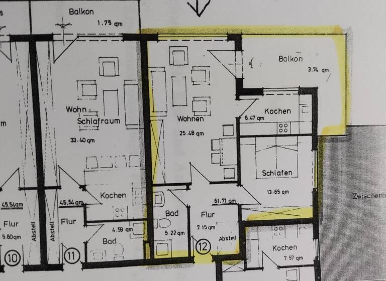 Wohnung zum Kauf 189.000 € 3 Zimmer 66,7 m² 1. Geschoss Feldstraße 42 Winterberg 59955