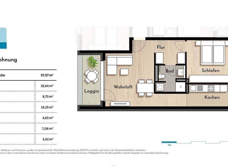 Wohnung zum Kauf - Erstbezug 337.700 € 2 Zimmer 59,8 m² 1. Geschoss Löbtau-Süd Dresden 01159