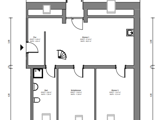 WG-Zimmer zur Miete 598 € 4 Zimmer 85,5 m² Geschoss 3/3 frei ab 01.06.2026 Markt 21 Sangerhausen 06526