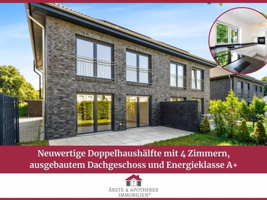 Doppelhaushälfte zum Kauf 698.000 € 4 Zimmer 150 m² 250 m² Grundstück Glashütte Norderstedt 22851