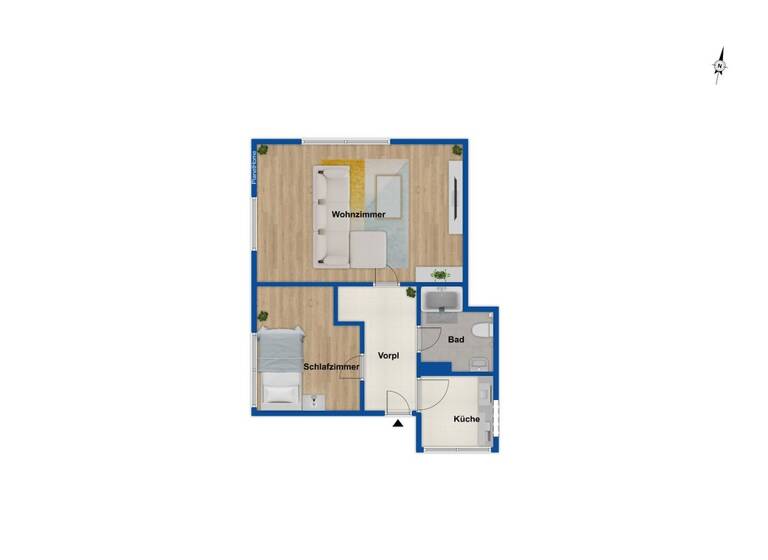 Wohnung zum Kauf 199.000 € 2 Zimmer 52 m²<br/>Wohnfläche Sondelfingen Reutlingen 72766