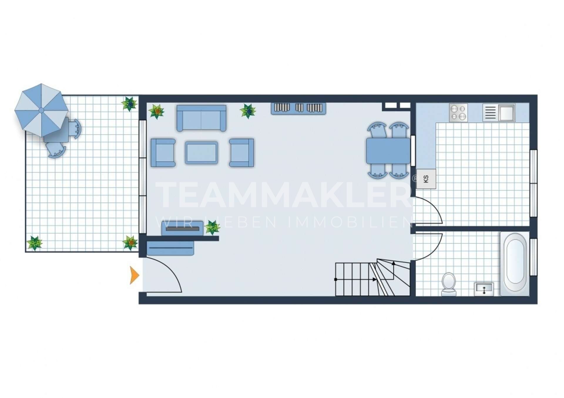 Reihenmittelhaus zum Kauf 399.000 € 4 Zimmer 100 m²<br/>Wohnfläche 280 m²<br/>Grundstück Quickborn 25451