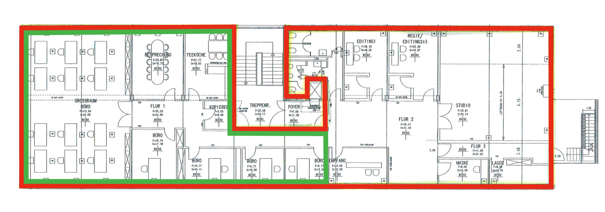 Bürofläche zur Miete 18 € 560 m²<br/>Bürofläche Moabit Berlin 10555