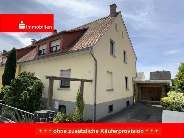 Doppelhaushälfte zum Kauf provisionsfrei 238.000 € 7 Zimmer 126,9 m² 385 m² Grundstück frei ab sofort Naunheim Wetzlar 35584