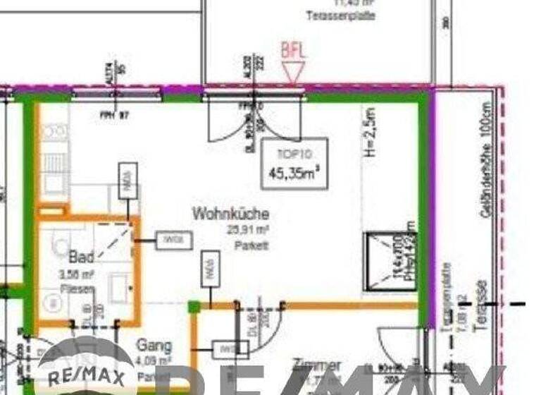 Wohnung zum Kauf 349.000 € 2 Zimmer 45 m² 1. Geschoss Wien 1220