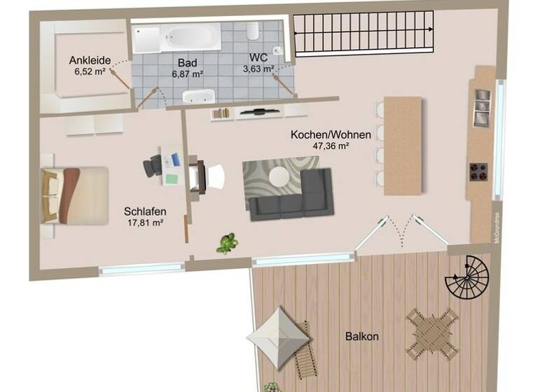 Penthouse zum Kauf provisionsfrei 725.000 € 4 Zimmer 146 m² 1. Geschoss frei ab 01.05.2026 Mengen Schallstadt-Mengen 79227