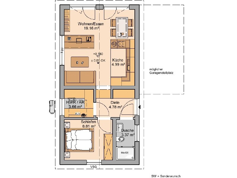 Einfamilienhaus zum Kauf 524.900 € 2 Zimmer 45 m²<br/>Wohnfläche 495 m²<br/>Grundstück Niederkassel Niederkassel 53859