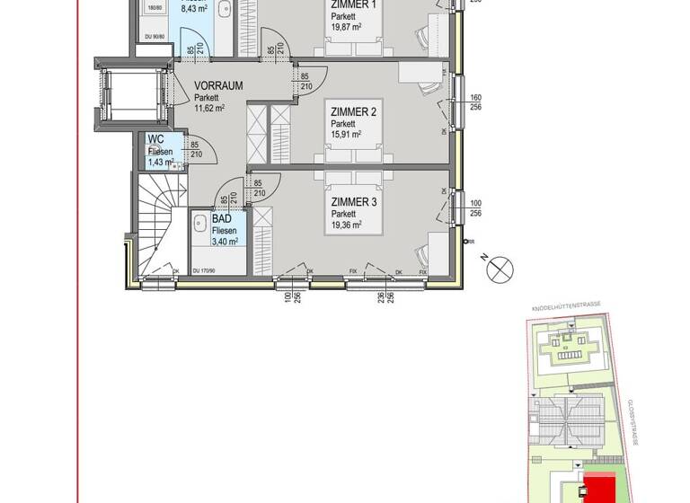 Maisonette zum Kauf - Erstbezug provisionsfrei 1.449.000 € 4 Zimmer 160 m² EG Wien 1140