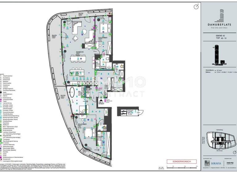 Wohnung zur Miete - Erstbezug 6.000 € 3 Zimmer 157,6 m² frei ab sofort Wien 1220
