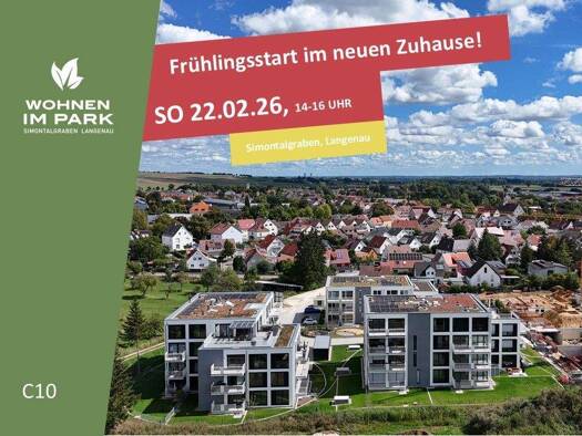 Wohnung zum Kauf - Neubau provisionsfrei 522.900 € 4 Zimmer 100,5 m² 1. Geschoss Am Simontalgraben 23 Langenau 89129