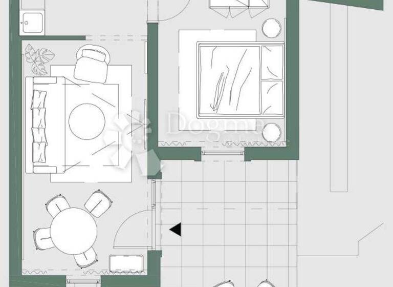 Wohnung zum Kauf 229.500 € 2 Zimmer 56 m² Kukljica