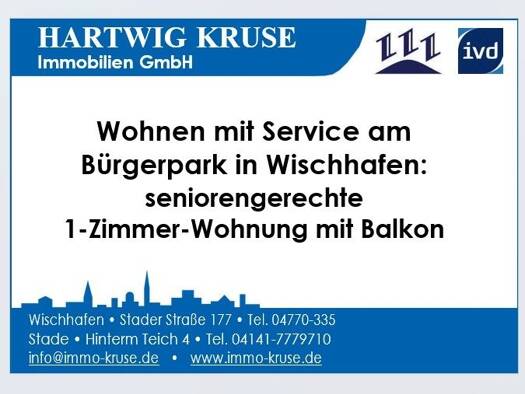 Wohnung zur Miete 413 € 1 Zimmer 38 m² frei ab 01.01.2026 Wischhafen 21737