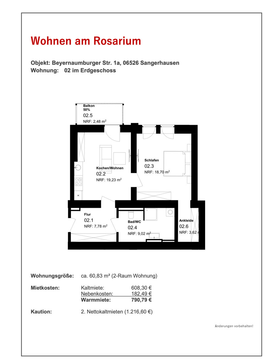 Wohnung zur Miete 600 € 2 Zimmer 60 m²<br/>Wohnfläche ab sofort<br/>Verfügbarkeit Beyernaumburgerstraße 1a Sangerhausen Sangerhausen 06526