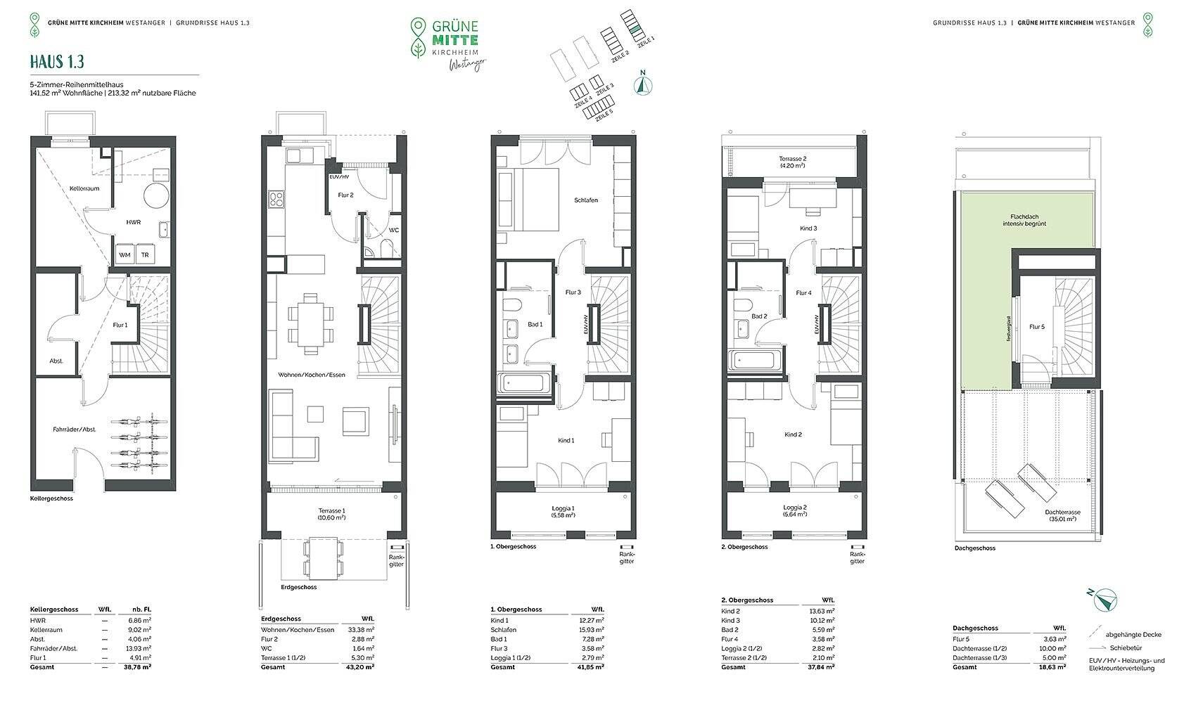 Reihenmittelhaus zum Kauf - Neubau - Ansicht 4