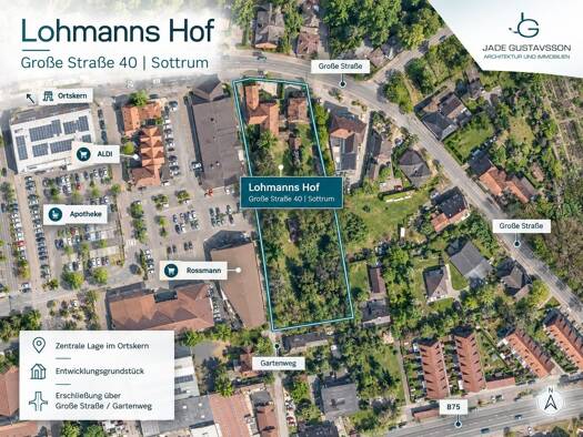 Grundstück zum Kauf 2.180.000 € 6.705 m² Grundstück frei ab sofort Große Straße 40 Sottrum Sottrum 27367