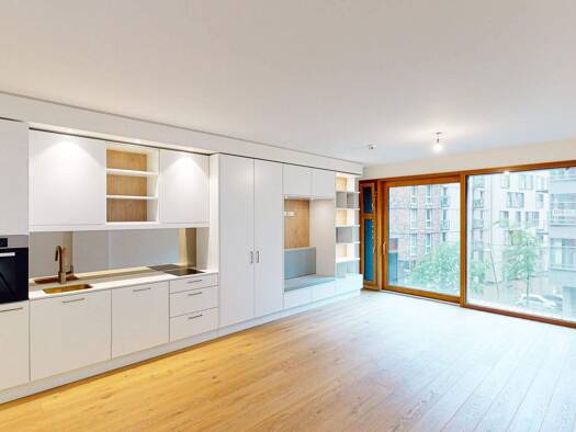 Wohnung zur Miete 1.300 € 1 Zimmer 44,7 m² 3. Geschoss frei ab sofort Am Sandtorpark 1 HafenCity Hamburg 20457