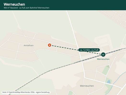 Grundstück zum Kauf 160.000 € 900 m² Grundstück Werneuchen Werneuchen 16356