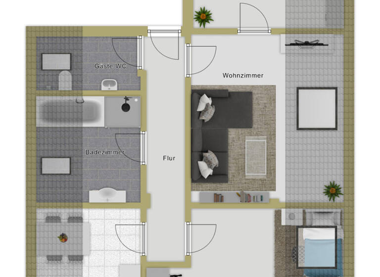 Wohnung zum Kauf 169.000 € 3 Zimmer 71,6 m² Ziegelbach Bad Wurzach 88410