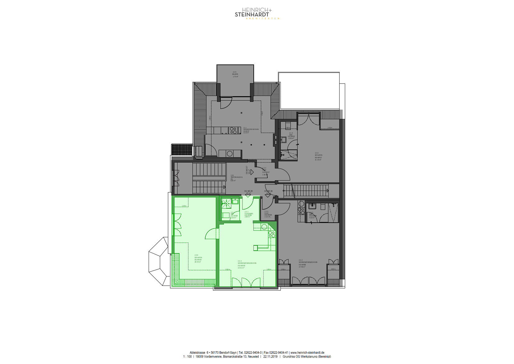 Wohnung zur Miete 570 € 2 Zimmer 47 m²<br/>Wohnfläche 2.<br/>Geschoss 01.04.2025<br/>Verfügbarkeit Bismarckstr. 13 Innenstadt Neuwied 56564