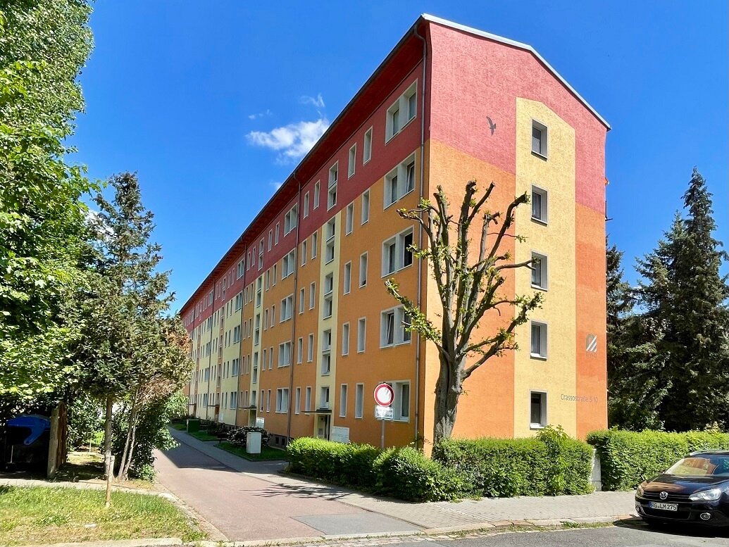 Wohnung zur Miete 365,40 € 3 Zimmer 58 m²<br/>Wohnfläche 2.<br/>Geschoss ab sofort<br/>Verfügbarkeit Crassostraße 4 Meißen Meißen 01662