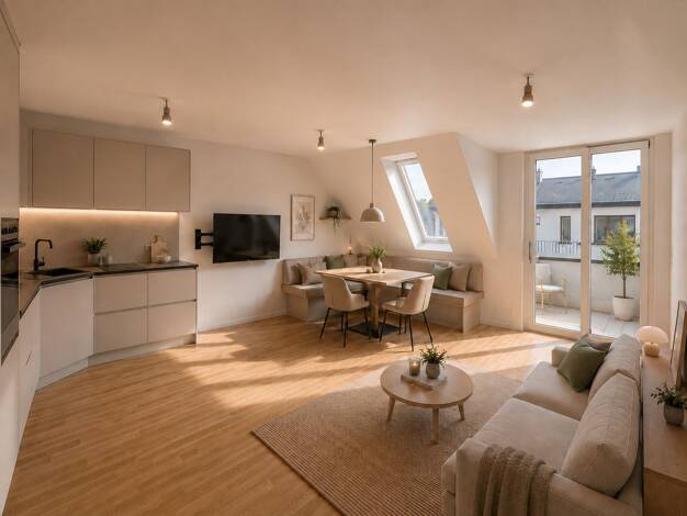 Maisonette zum Kauf - Erstbezug provisionsfrei 630.000 € 3 Zimmer 71,9 m² Geschoss 1/4 frei ab sofort Blumenstraße 20 St. Georgen Freiburg im Breisgau 79111