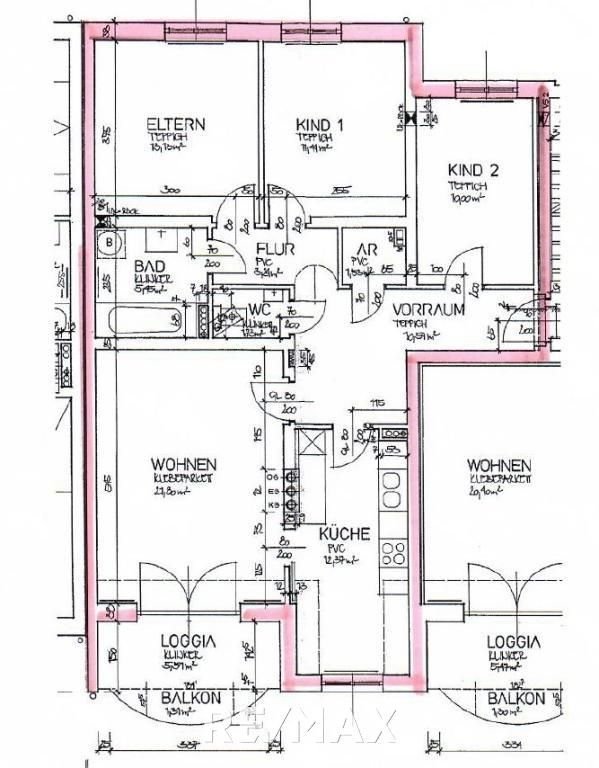 Wohnung zum Kauf 160.000 € 4 Zimmer 98 m²<br/>Wohnfläche Andorf 4770