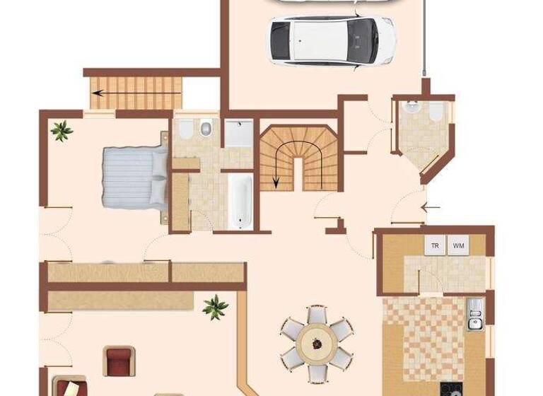 Einfamilienhaus zur Miete 1.800 € 5 Zimmer 180 m² 1.000 m² Grundstück Feuchtwangen 91555