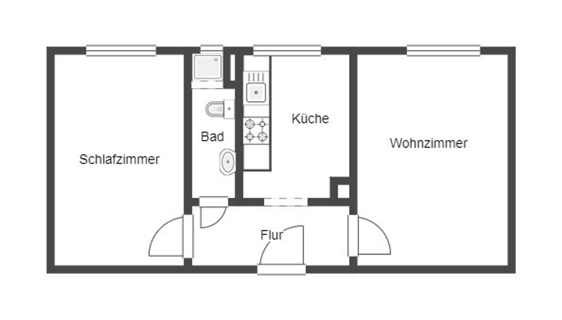 Immobilie zum Kauf als Kapitalanlage geeignet 65.000 € 2 Zimmer 36 m²<br/>Fläche Paunsdorf Leipzig 04328