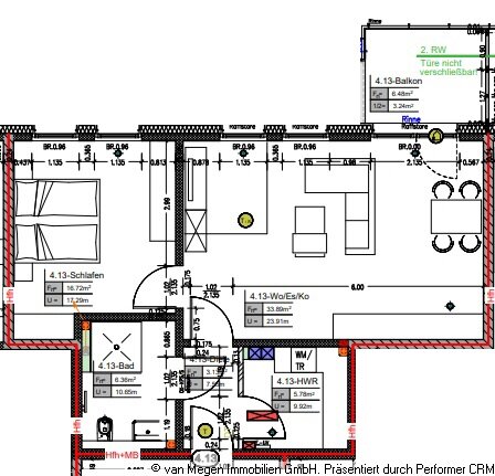 Wohnung zur Miete 855 € 2 Zimmer 69,1 m²<br/>Wohnfläche 4.<br/>Geschoss 01.11.2025<br/>Verfügbarkeit Geldern Geldern 47608