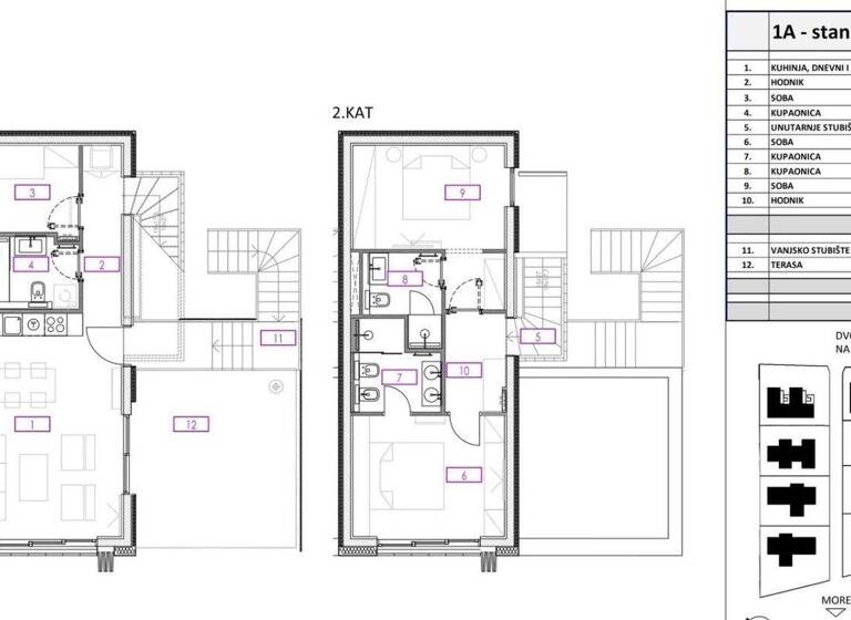 Wohnung zum Kauf 911.000 € 4 Zimmer 130,4 m² 1. Geschoss Sveti Filip I Jakov 0