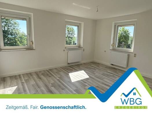 Wohnung zur Miete 488 € 3 Zimmer 78,7 m² 2. Geschoss Fritz-Reuter-Straße 33 Gelenau/Erzgeb. 09423