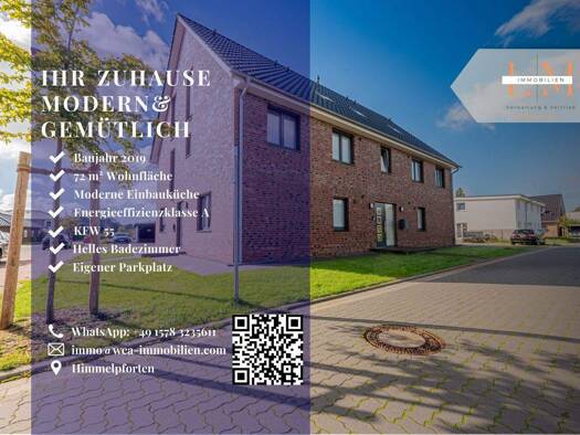 Wohnung zum Kauf provisionsfrei 219.000 € 3 Zimmer 72 m² 2. Geschoss Himmelpforten 21709