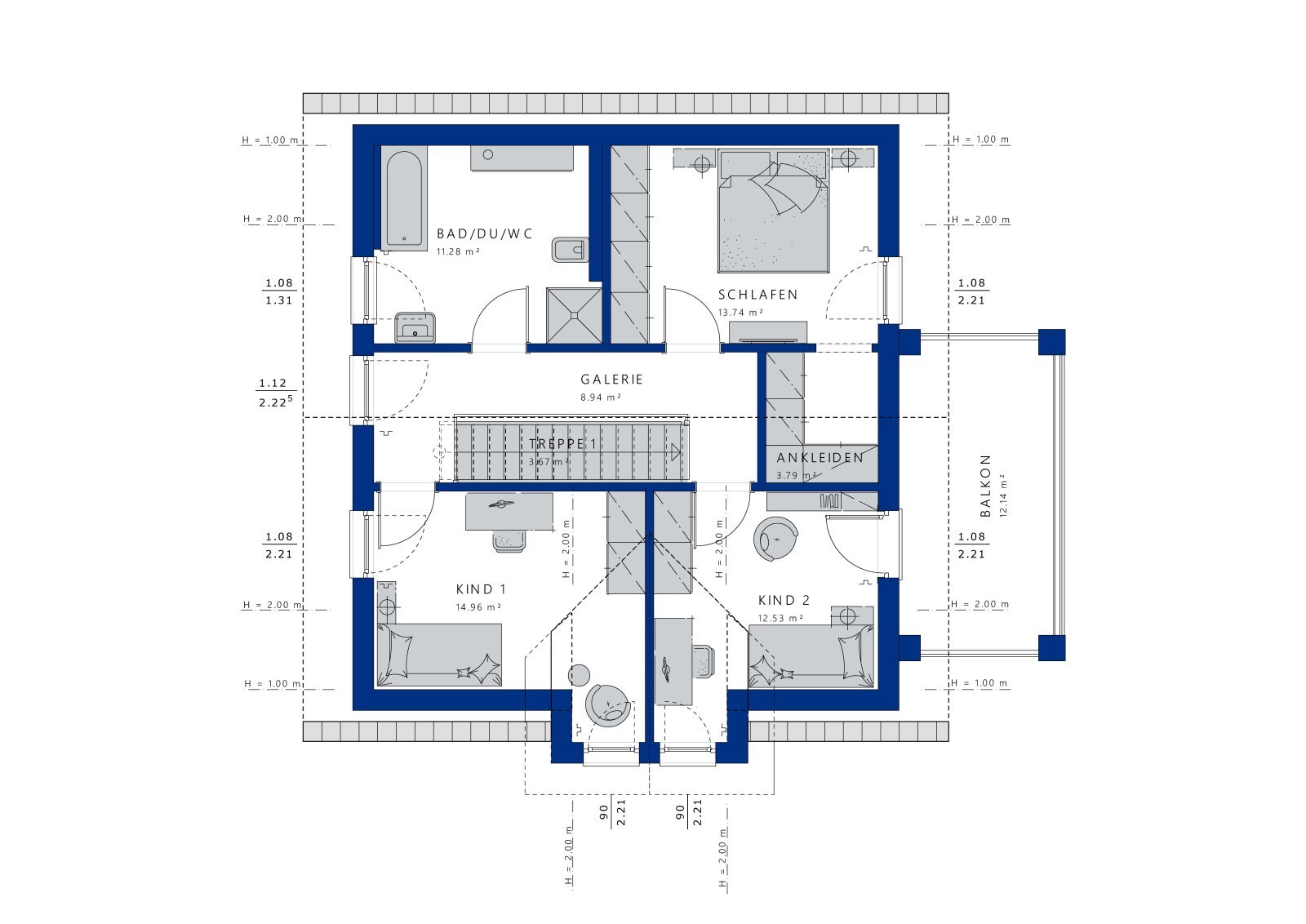 Einfamilienhaus zum Kauf 987.650 € 5 Zimmer 140 m²<br/>Wohnfläche 1.000 m²<br/>Grundstück Bramfeld Hamburg 22175