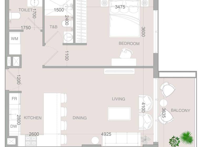 Wohnung zum Kauf provisionsfrei 305.330 € 2 Zimmer 69,2 m² Dubai 00000