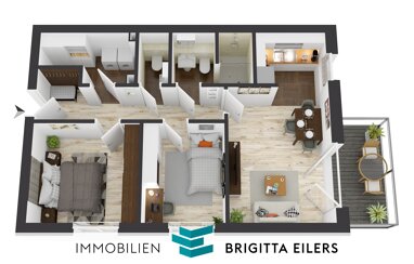 Wohnung zum Kauf provisionsfrei 313.000 € 3 Zimmer 74,3 m² 1. Geschoss Achim Achim 28832