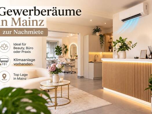 Wohnung zur Miete 1.200 € 3 Zimmer 63 m² frei ab sofort Altstadt Mainz 55116