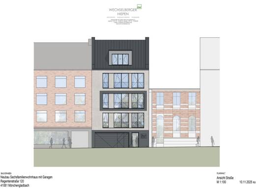Wohnung zum Kauf - Erstbezug provisionsfrei 250.500 € 2 Zimmer 56,4 m² Regentenstraße 120 Stadtmitte Mönchengladbach 41061