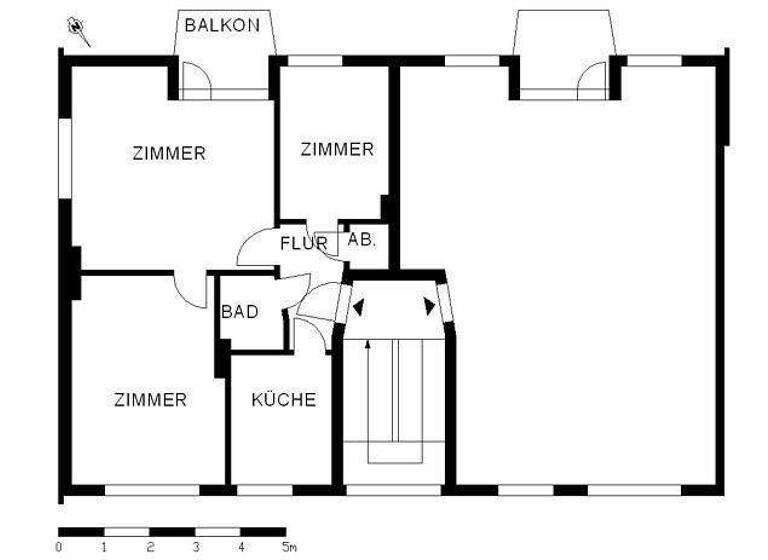 Wohnung zur Miete 541 € 3 Zimmer 56,3 m² 1. Geschoss frei ab 08.03.2026 Hinter den Ellern 37 Hemelingen Bremen 28309