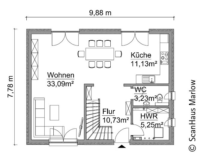 Einfamilienhaus zum Kauf 377.650 € 4 Zimmer 119,5 m²<br/>Wohnfläche 597 m²<br/>Grundstück Thierbach Kitzscher / Thierbach 04567