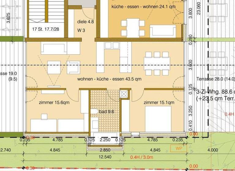 Wohnung zum Kauf 499.000 € 3 Zimmer 112,9 m² EG Bad Birnbach 84364