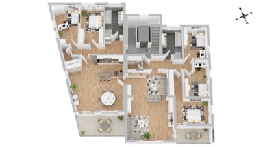 Wohnung zum Kauf provisionsfrei 7 Zimmer 212,8 m² 1. Geschoss Weiherhof Zirndorf 90513